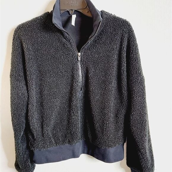 ‎Fabletics Dream Polar 1/4 zip Sherpa vest - Picture 1 of 9